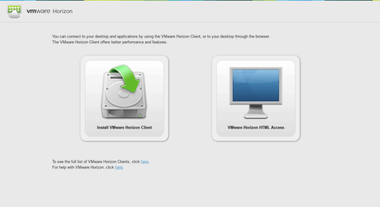 vmware horizon client loading failed vmware horizon client loading failed