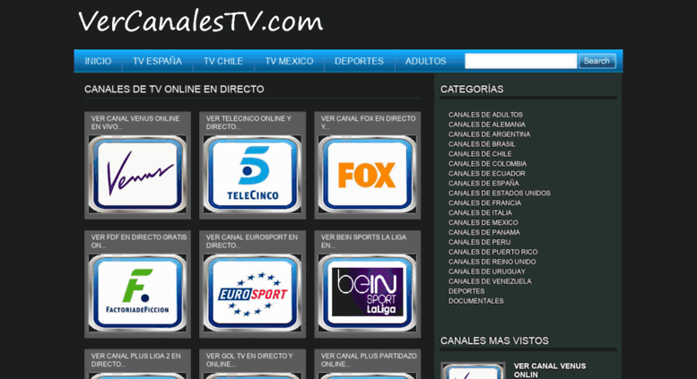 Access Vercanalestv Com Vercanalestv Com Ver Canales Television