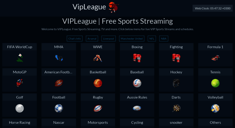 Access vipleague.tv. VIPLeague - Free Sports Streaming - VIP Sports