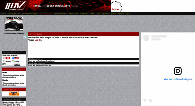 Temple Of Vtec >> Access Vtec Net The Temple Of Vtec Honda And Acura Enthusiasts Online Temple Of Vtec >> Access Vtec Net The Temple Of Vtec Honda And Acura Enthusiasts Online