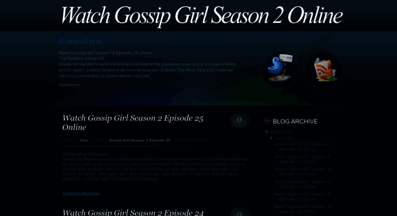 watch gossip girl online free without downloading Watch gossip girl season 3 episode 15 online free breaking news.