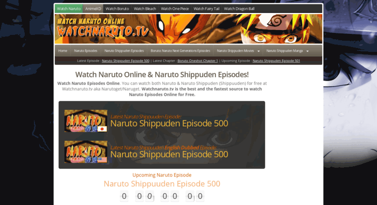 Watch Naruto Shippuden Online : Access Watchnaruto Tv Watch Naruto