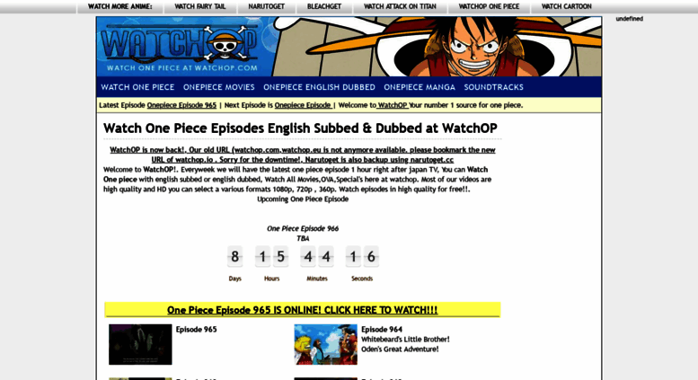 one piece 964 crunchyroll