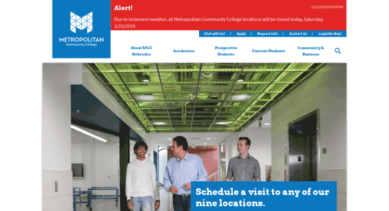 Access Webapps.mccneb.edu. Metropolitan Community College - Landing