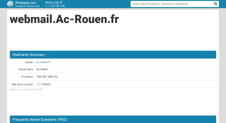 Access Ac Rouen Webmail de l