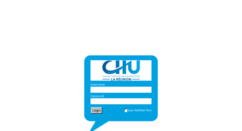 Access webmail chu  reunion fr Kerio Connect WebMail