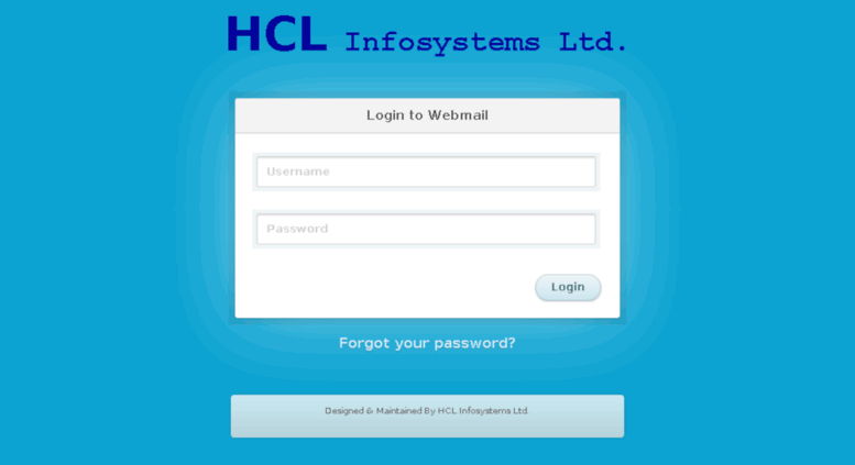 HCLI Web Mail Login.