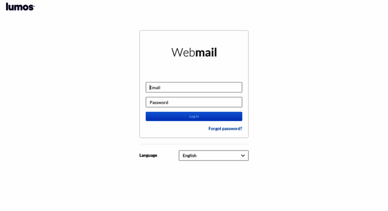 Access Webmail.lumos.net.