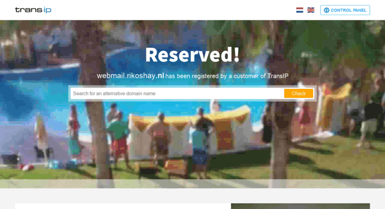 access webmail.rikoshay.nl. transip - reserved domain