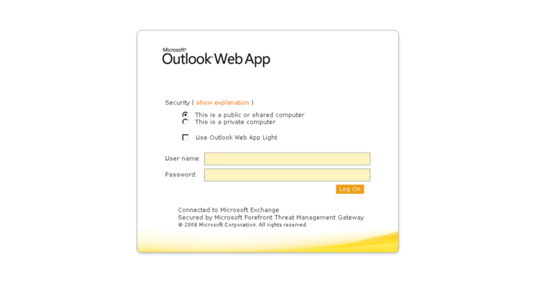 Access Webmail ucf edu Outlook Web App