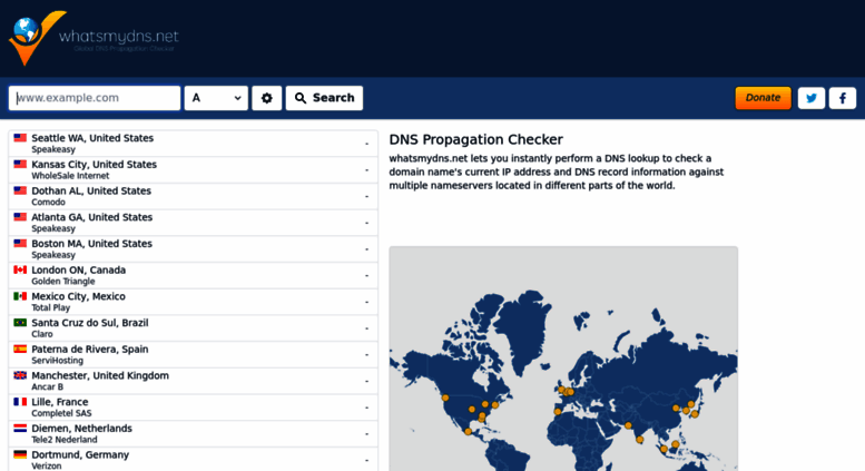 Access Whatsmydns Net Global Dns Propagation Checker What S My Dns Images, Photos, Reviews