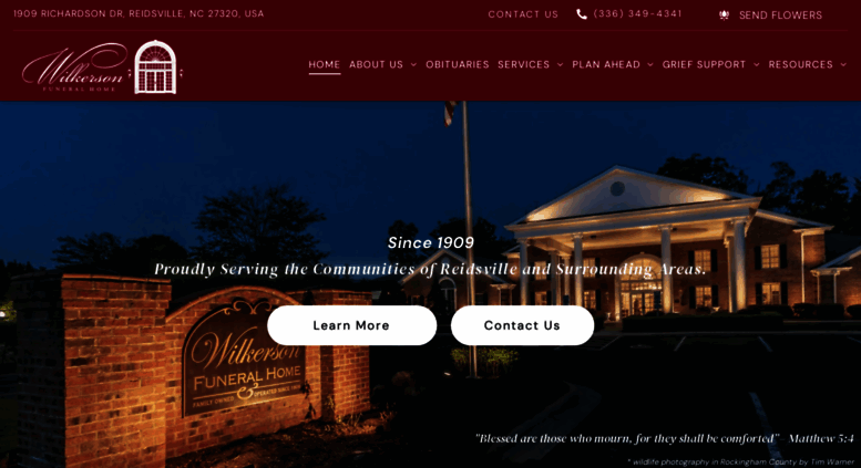 Access wilkersonfuneral.com. Wilkerson Funeral Home - Reidsville, NC