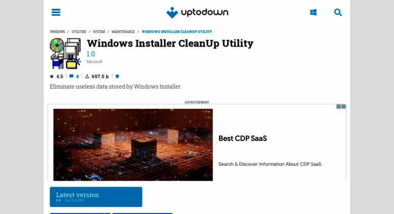 microsoft windows installer cleanup utility