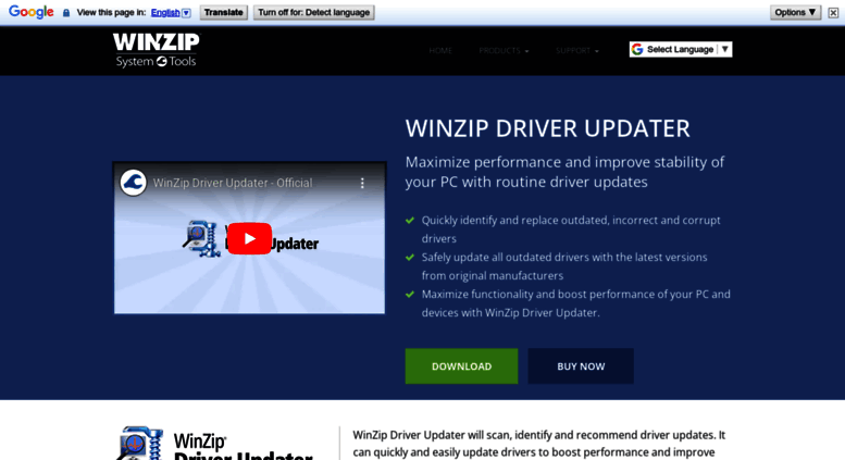 WinZip Driver Updater 5.42.2.10 instaling