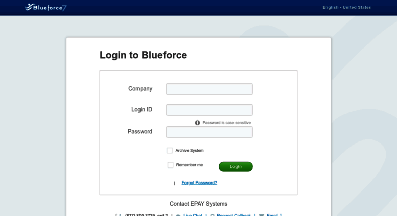 Access Workforce abm Blueforce From EPAY Systems Login