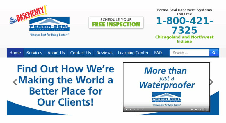 Access ww.permaseal.net. Basement Waterproofing | Foundation Repair