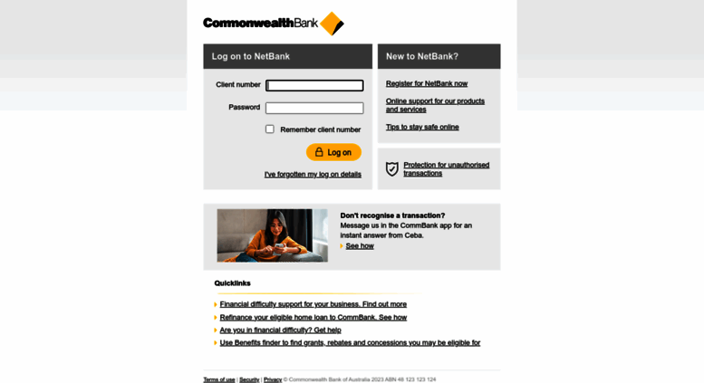 Access Www2 My Commbank Com Au Netbank Log On To Netbank Enjoy Simple And Secure Online Banking From Commonwealth Bank