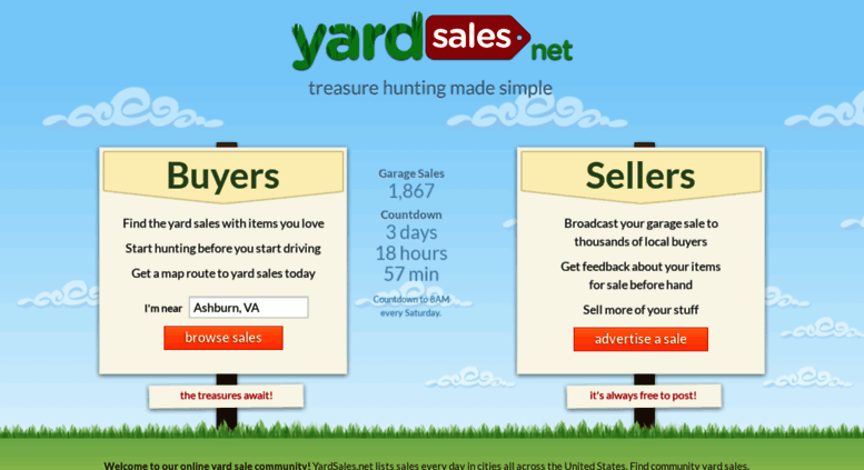 Access Yardsales Net Find Yard Sales Garage Sales Add Your