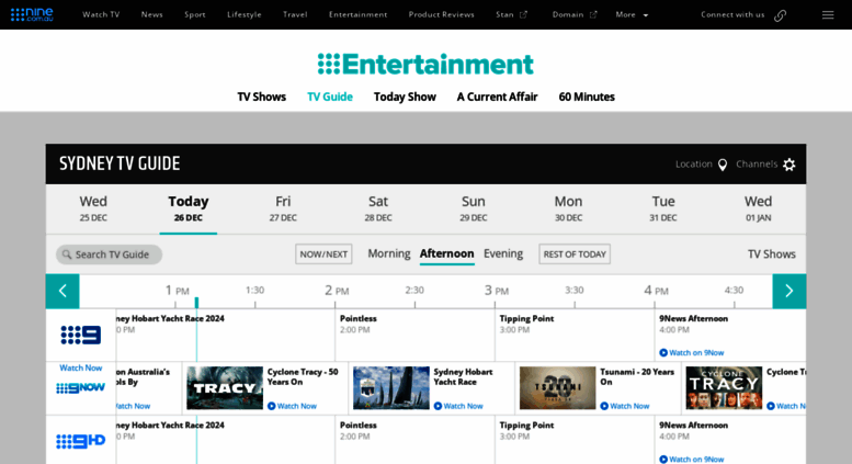Access Yourtv.com.au. Australian TV Guide - All TV Show Times, All ...