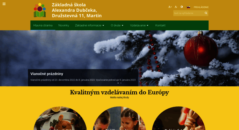 Access Zsdubceka Edupage Org Zakladna Skola Alexandra Dubceka Druzstevna 11 Martin